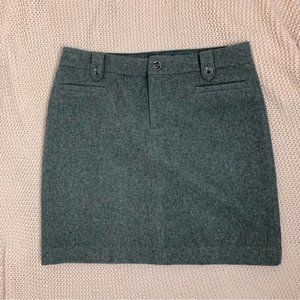 EDDIE Bauer wool blend grey skirt